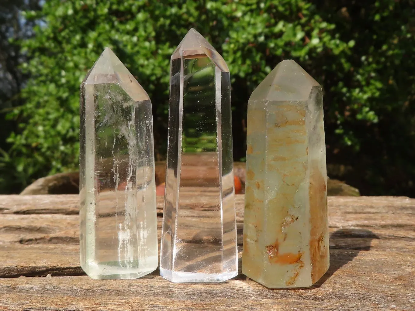 Polished Lovely Mixed Selection Of Quartz Points x 12 From Madagascar