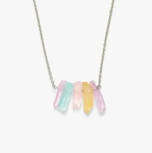 Pura Vida Rainbow Crystal Necklace