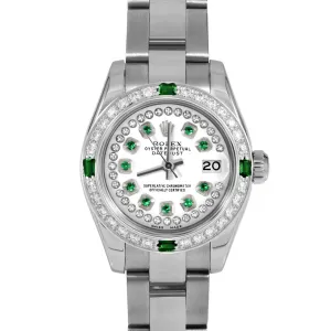 Rolex Datejust 26mm | 179174-WHT-STRE-4EMD-OYS