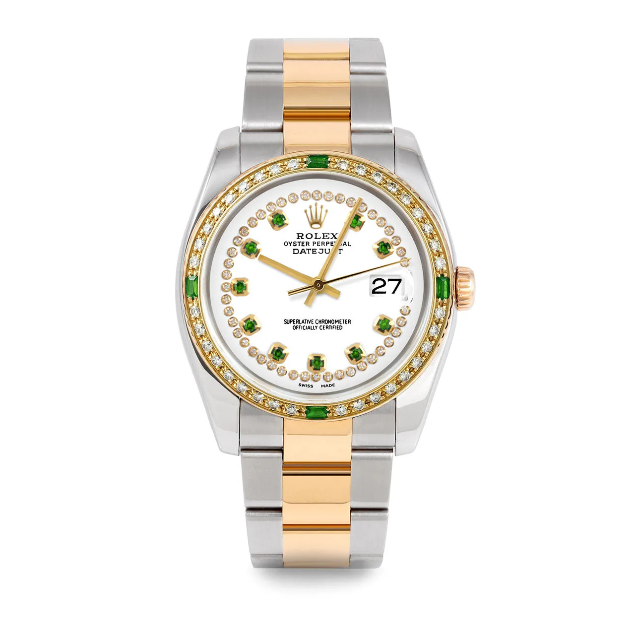 Rolex Datejust 36mm | 116233-WHT-STRE-4EMD-OYS