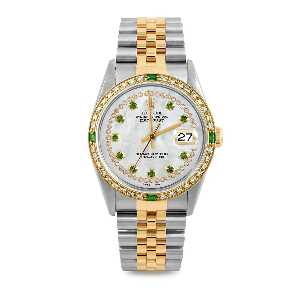 Rolex Datejust 36mm | 16233-WMOP-STRE-4EMD-JBL