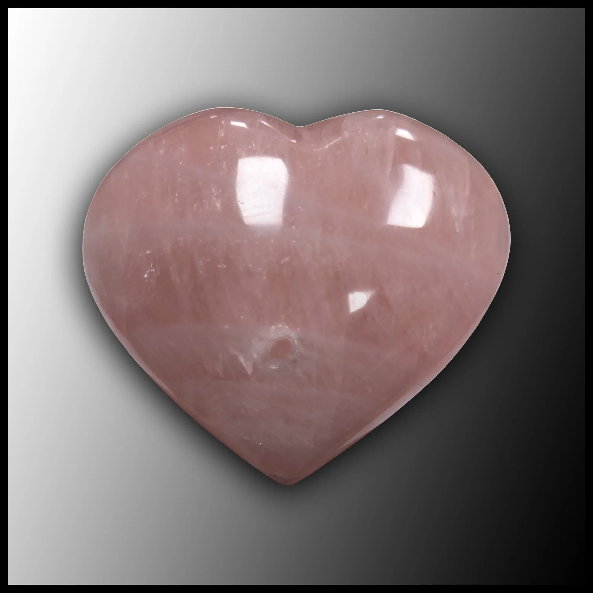 Rose Quartz Heart, Large - Multiple Sizes Available!