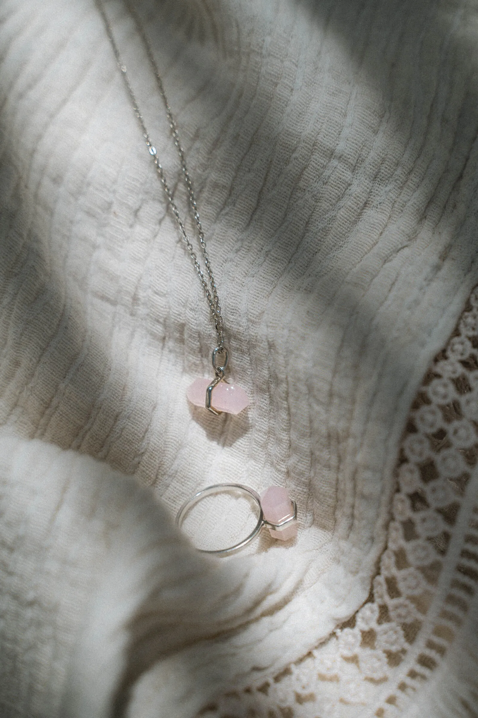 Rose Quartz Ring