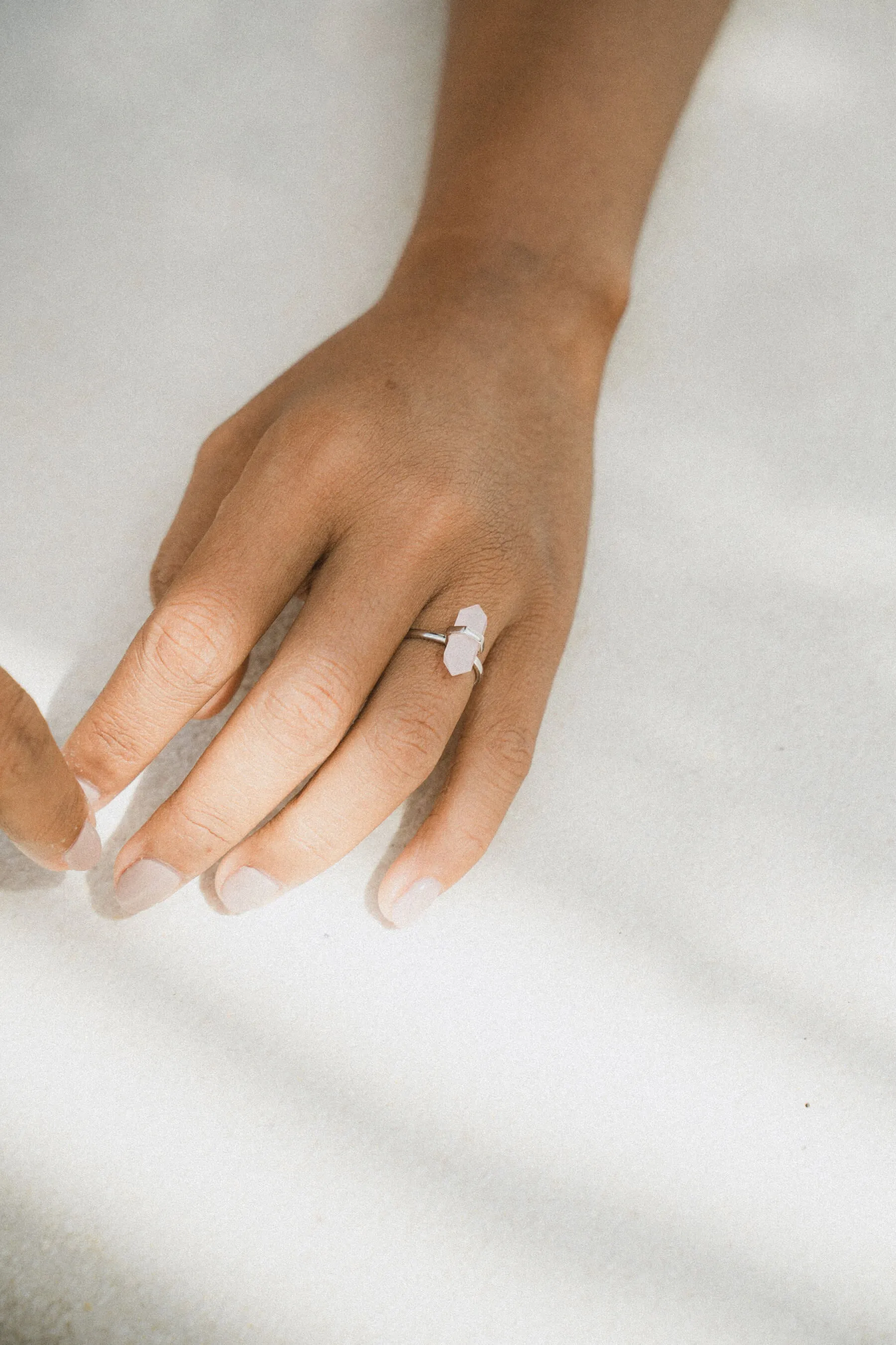 Rose Quartz Ring