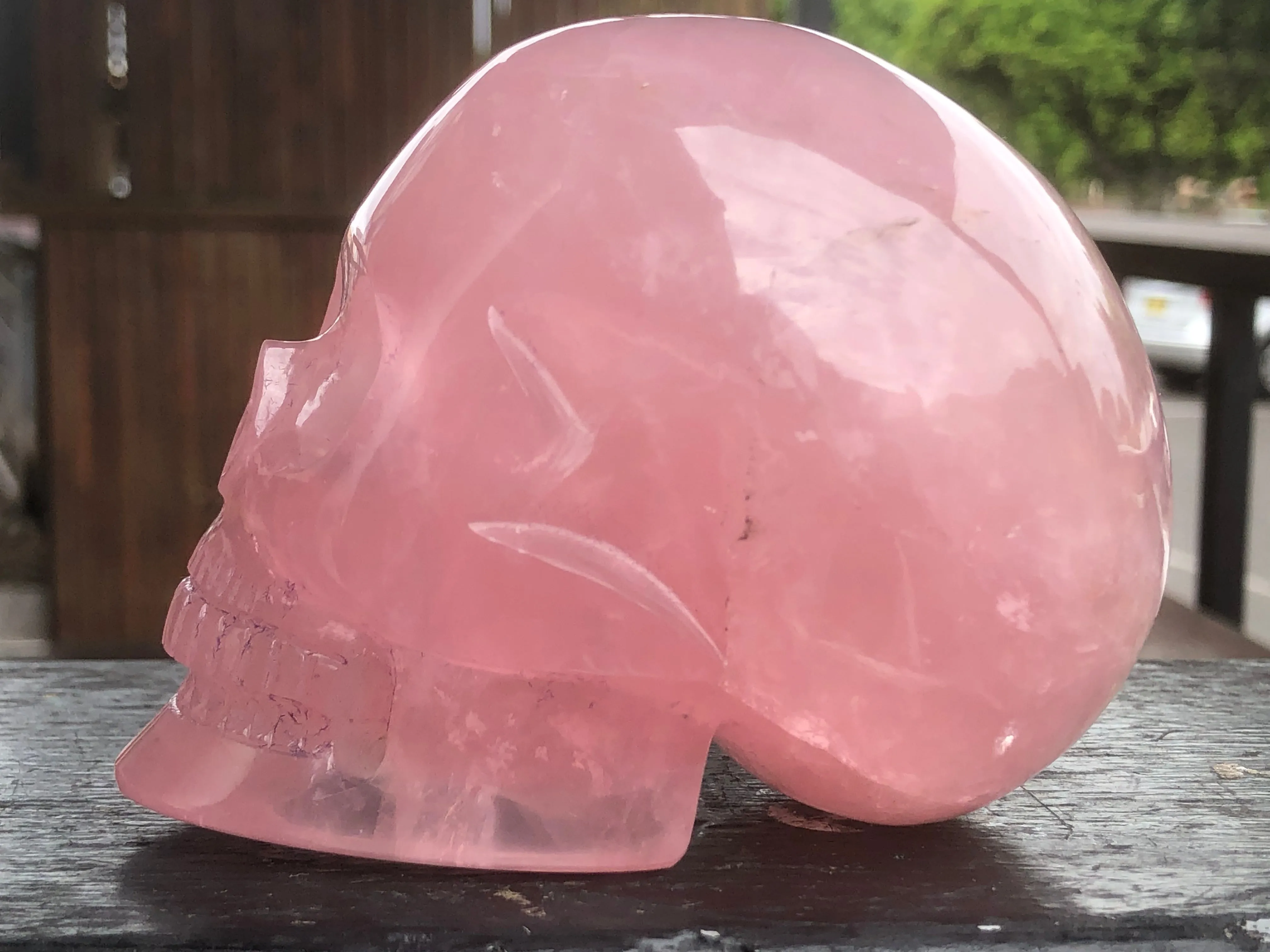 Rose Quartz Skull [1k1616]