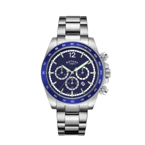 Rotary Henley Chrono Men's Blue Watch GB05440/05