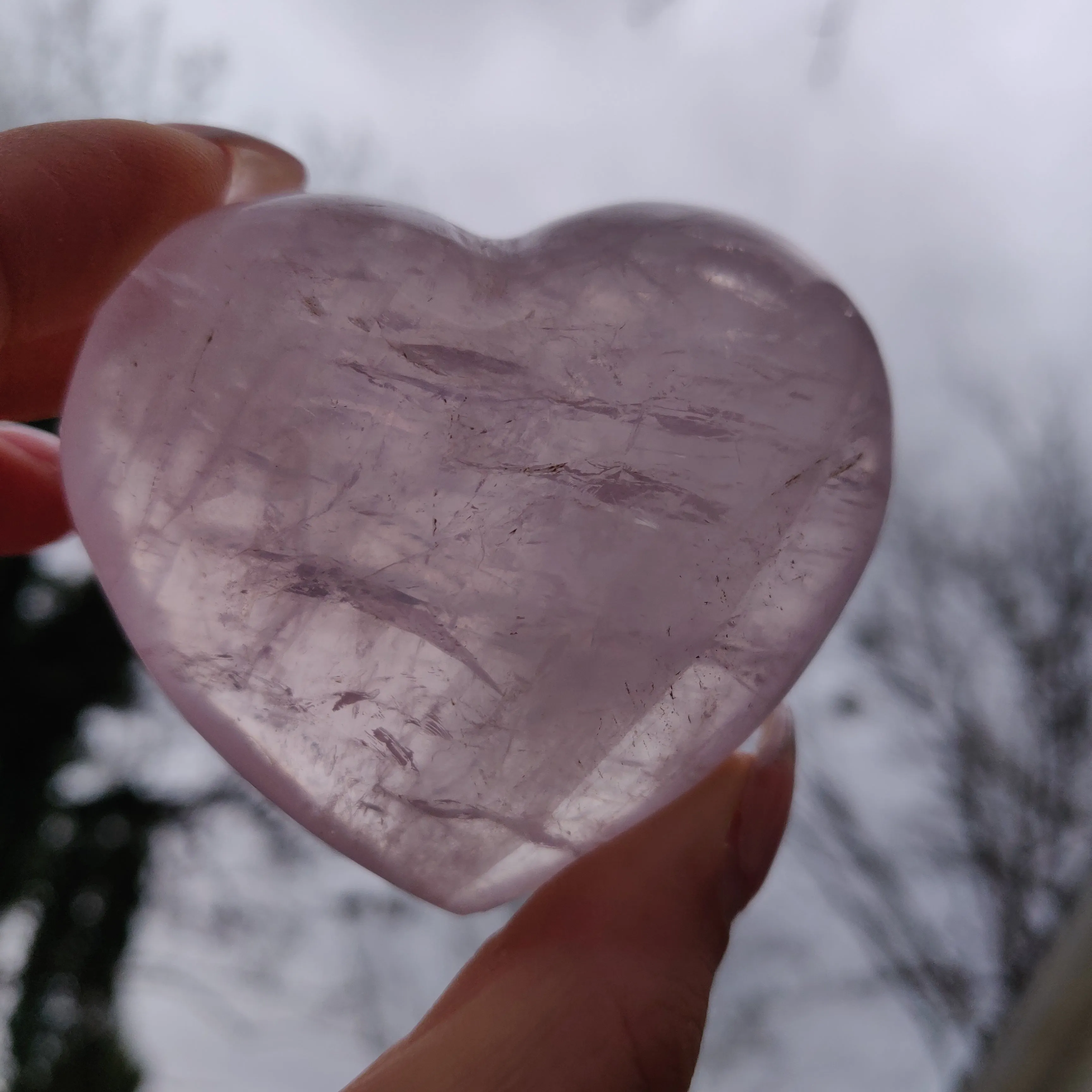 Star Rose Quartz Heart (#18RQ)