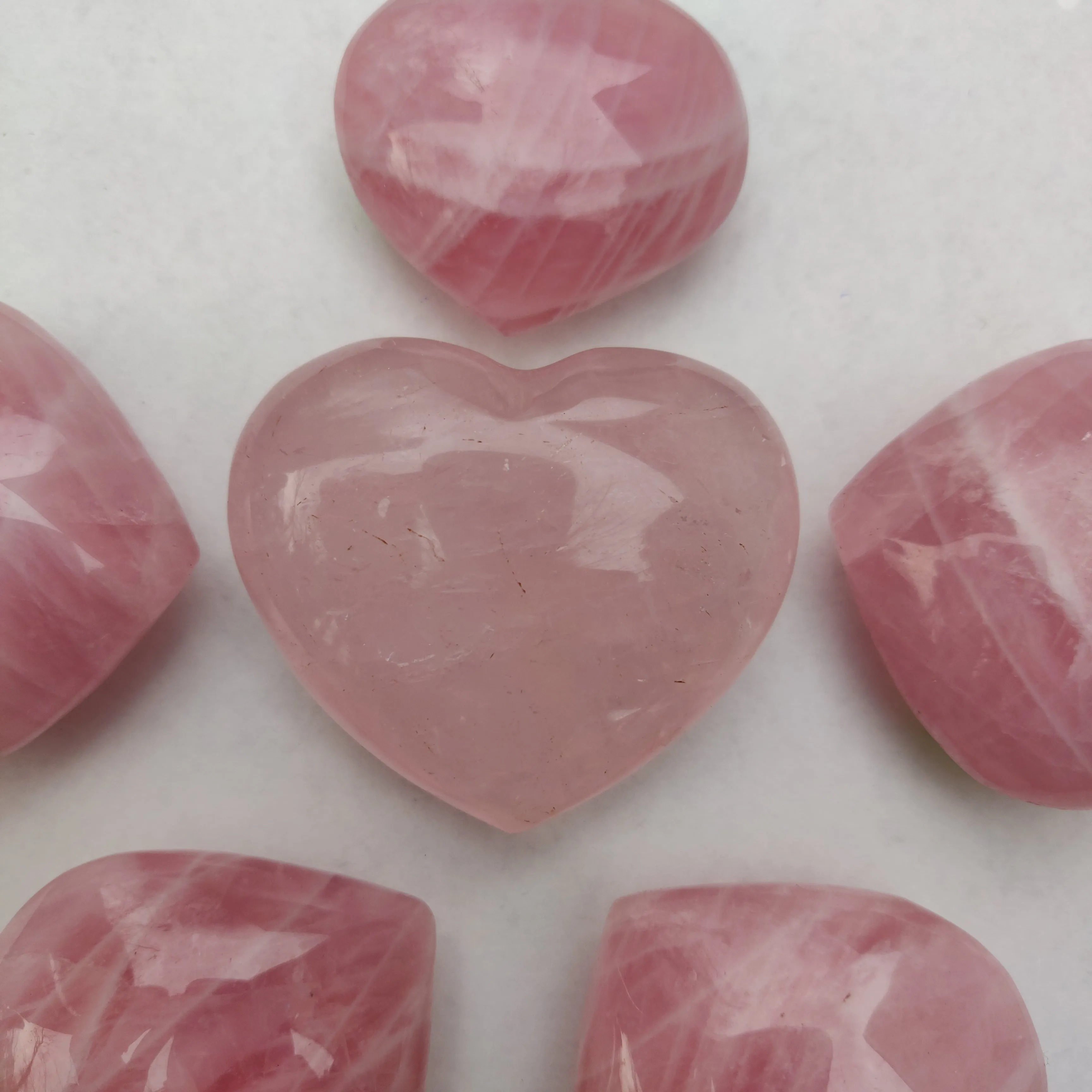 Star Rose Quartz Heart (#18RQ)