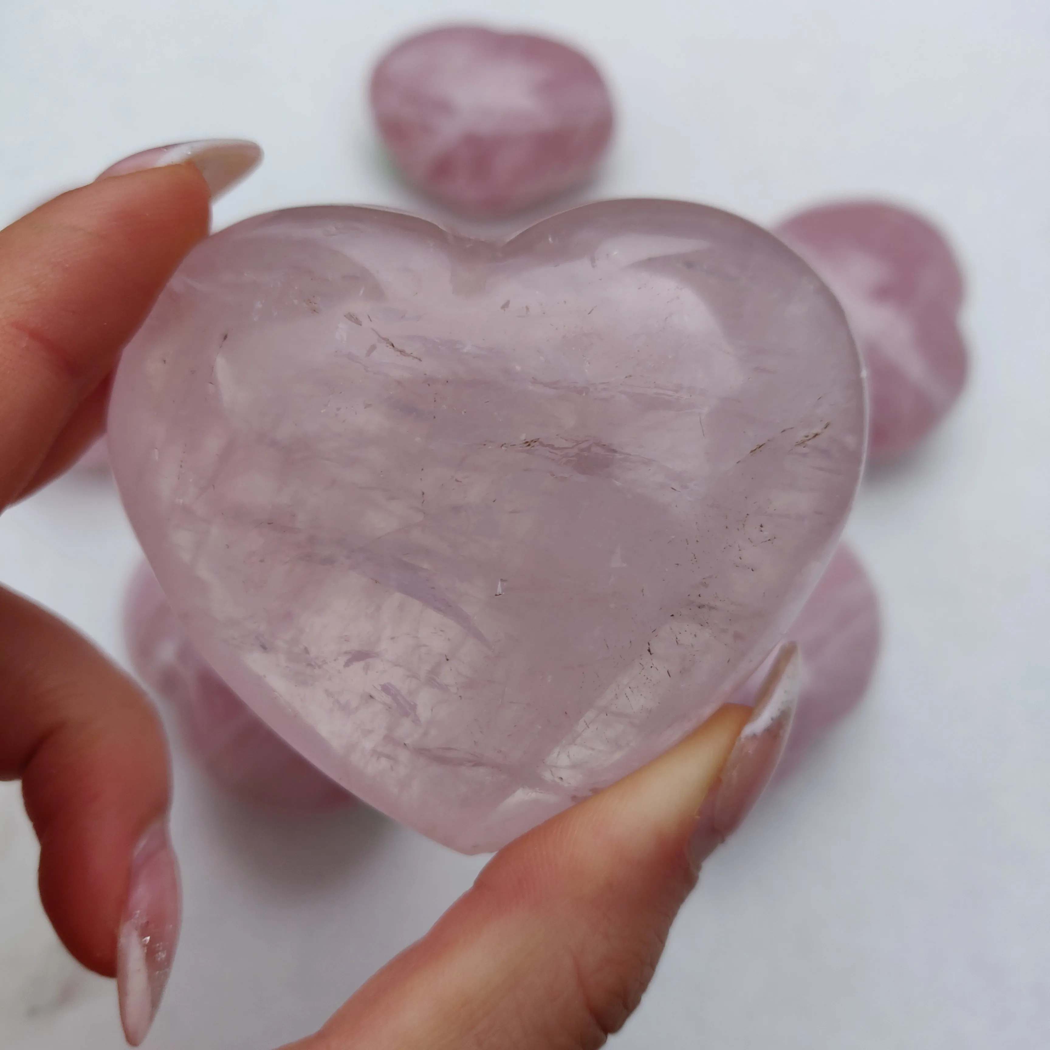 Star Rose Quartz Heart (#18RQ)