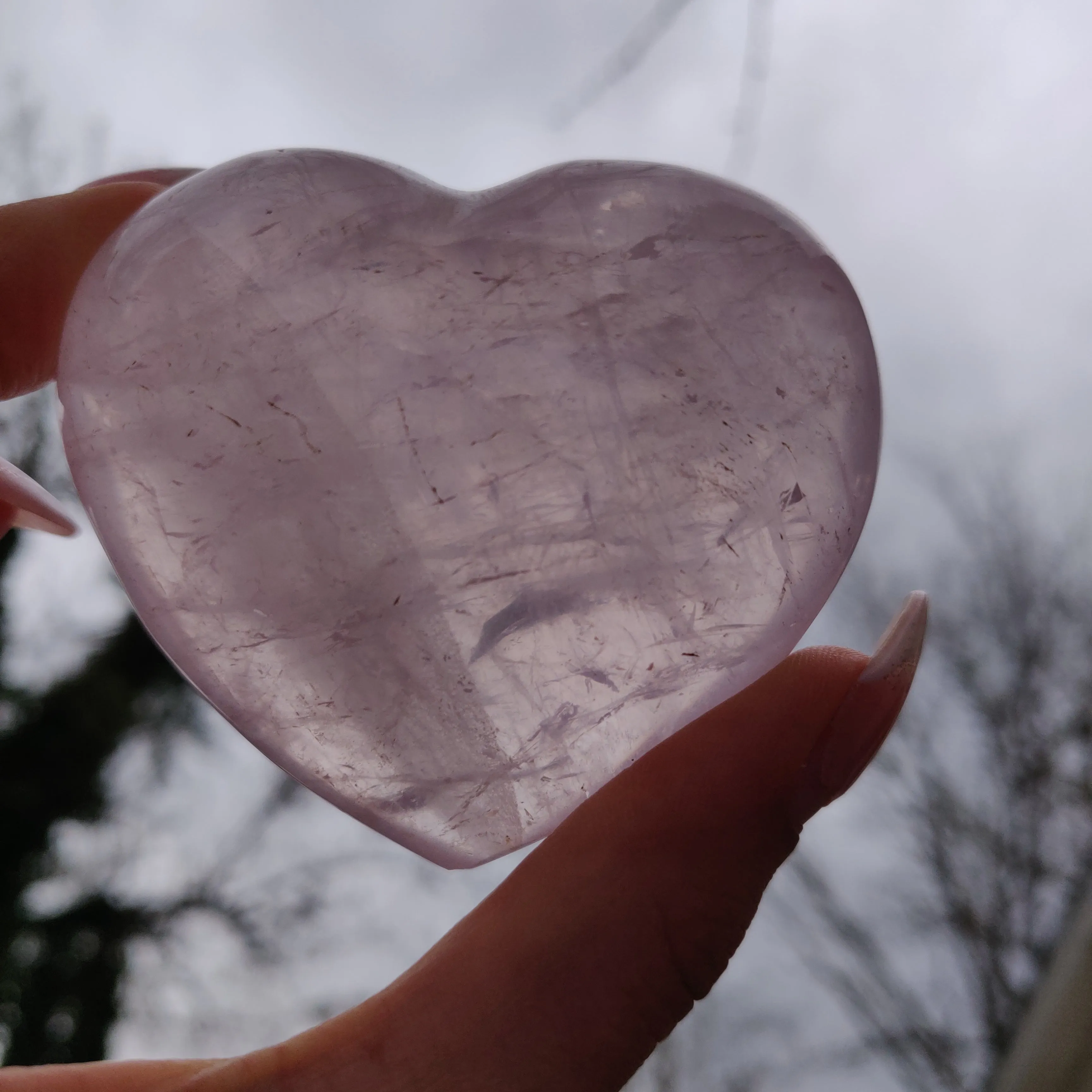 Star Rose Quartz Heart (#18RQ)