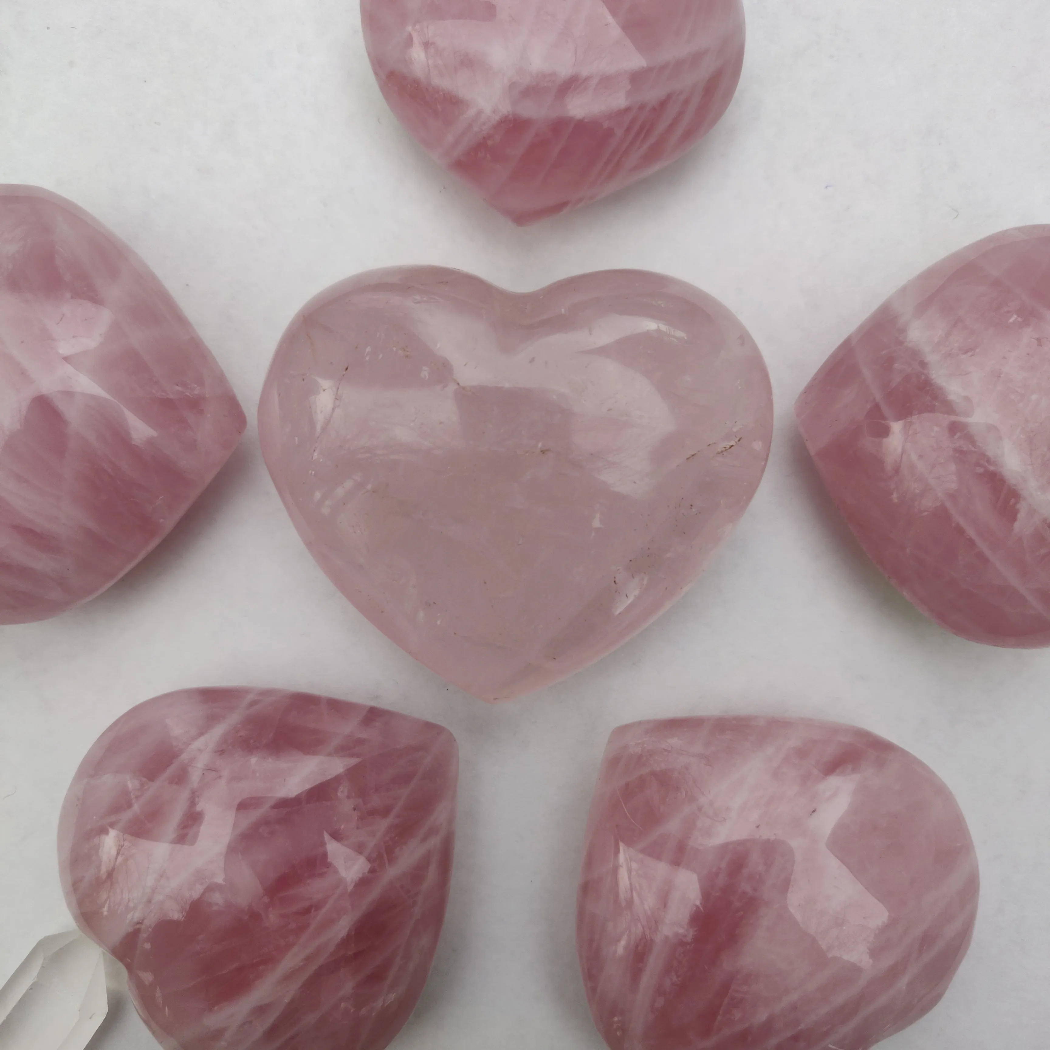 Star Rose Quartz Heart (#18RQ)