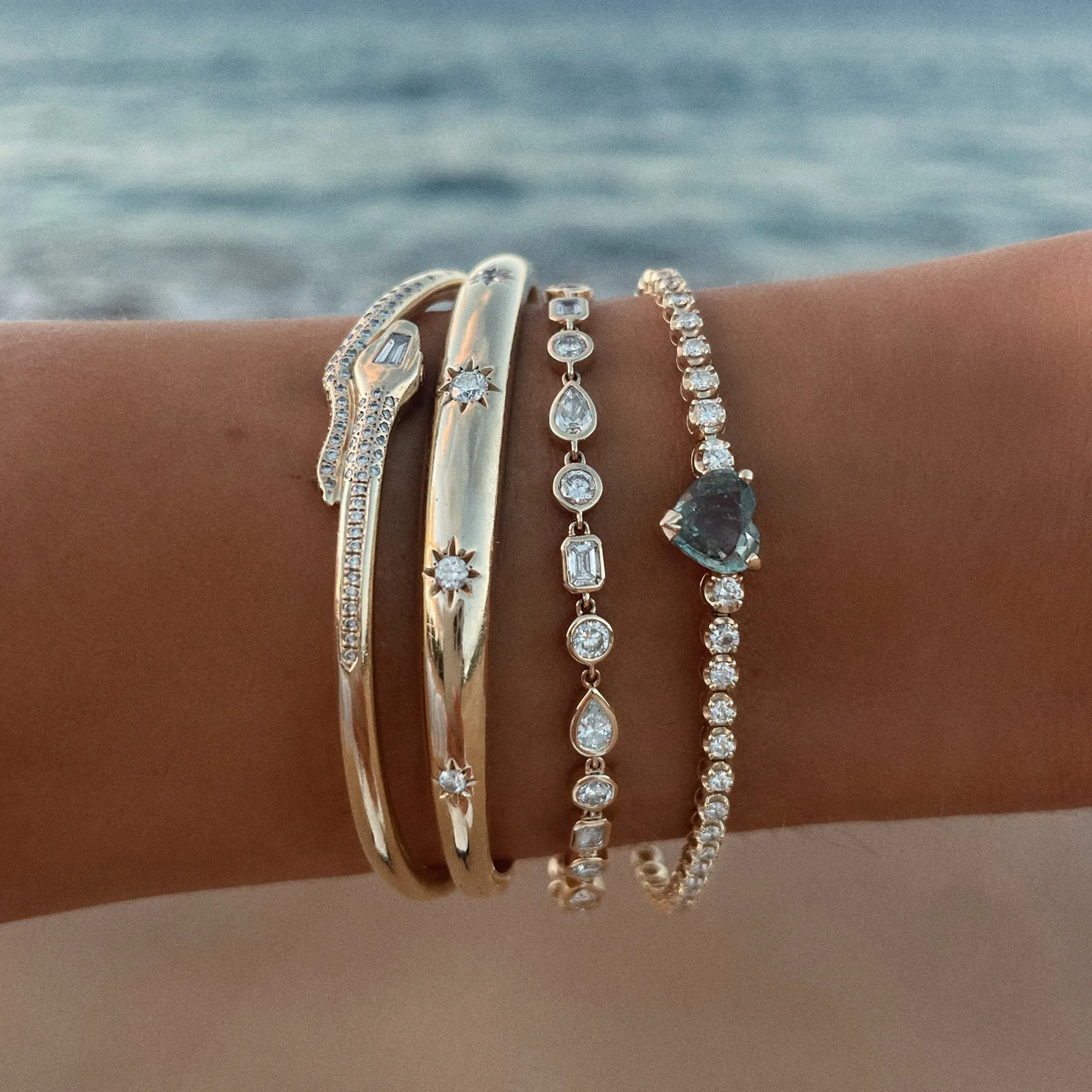 Star Set Diamond Bracelet | Ready to Ship