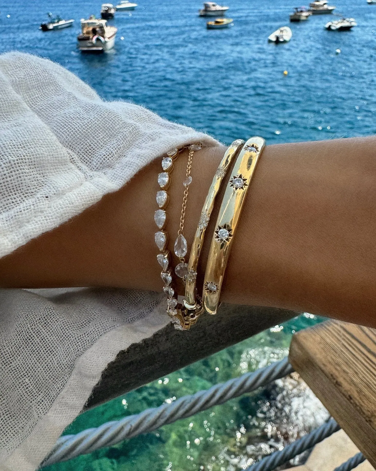 Star Set Diamond Bracelet | Ready to Ship