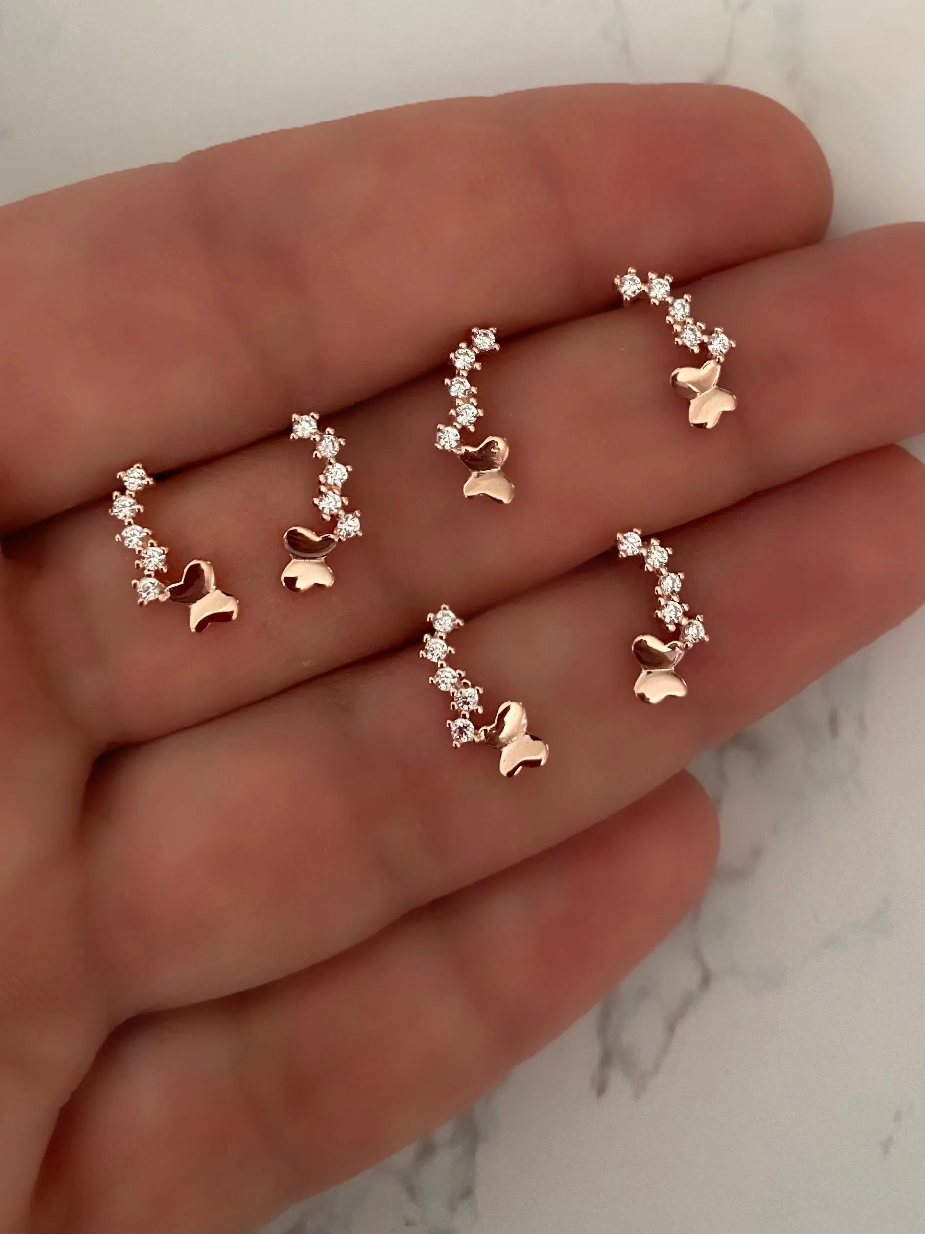 Super Dainty Butterfly Studs