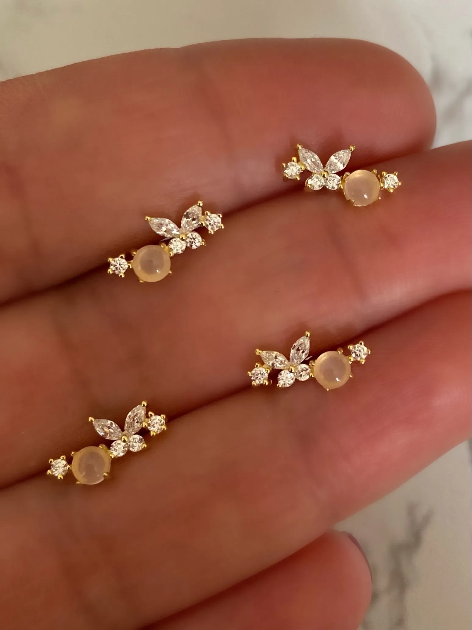 Super Dainty Butterfly Studs