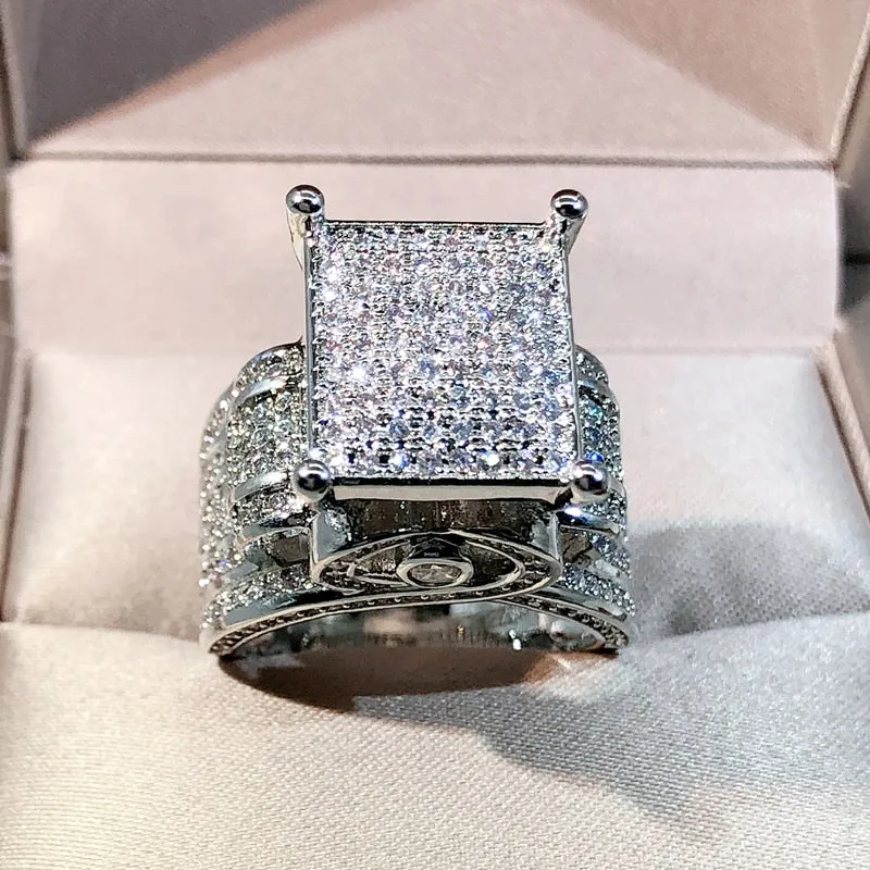 TEEK - 925 Squared 3D Ring