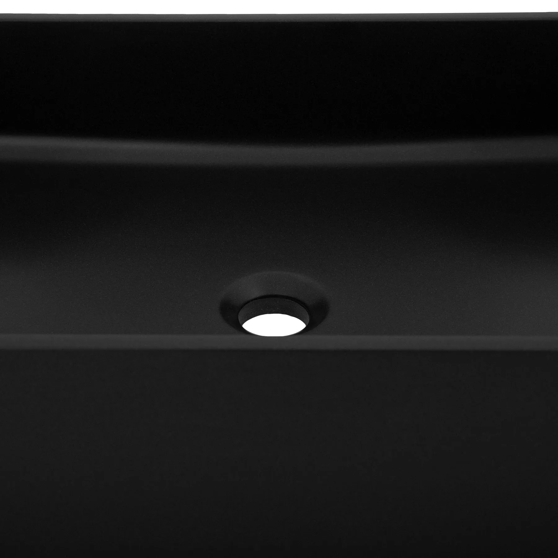 ZLINE 24" Siena Square Vessel Bath Sink in Matte Black (SK-QVSQ-MB-24)